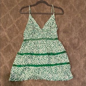 Mini Green Dress